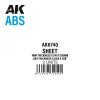 AK Interactive AK6740 1MM THICKNESS X 245 X 195MM – ABS SHEET – 2 UNITS PER BAG